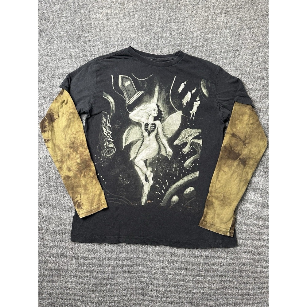 Womens Long Sleeve Melanie Martinez Portals Graphic Tee Black, Size S